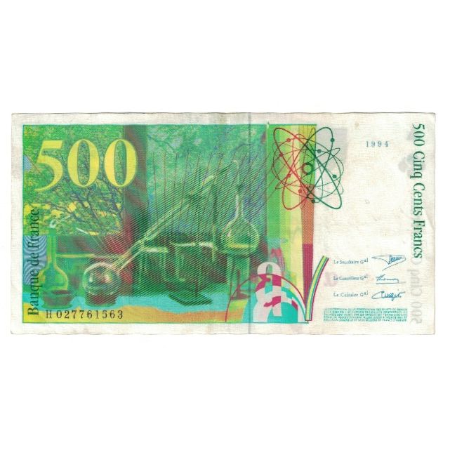 Frankreich, 500 Francs, Pierre et Marie Curie, 1994, H027761563, SS