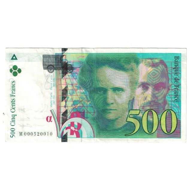 Frankrijk, 500 Francs, Pierre et Marie Curie, 1994, M000520010, SUP