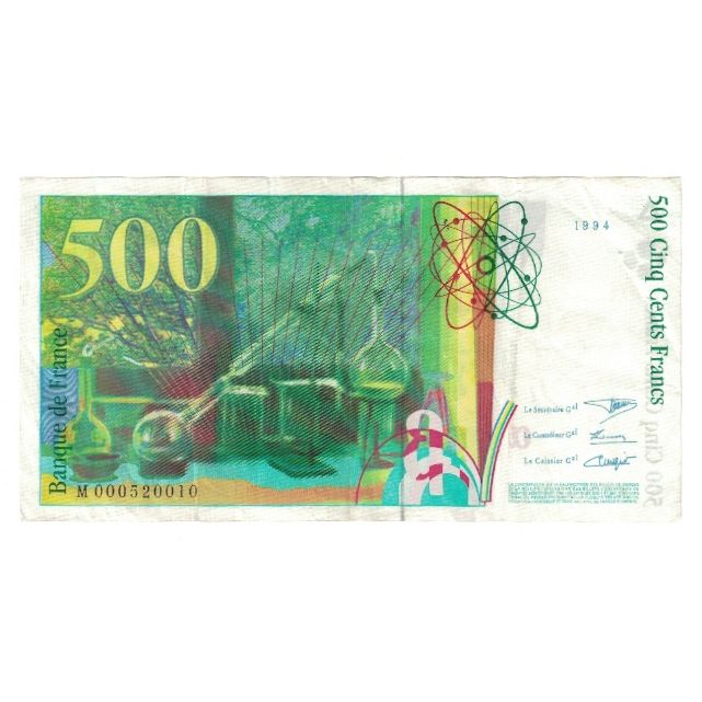 Frankrijk, 500 Francs, Pierre et Marie Curie, 1994, M000520010, SUP