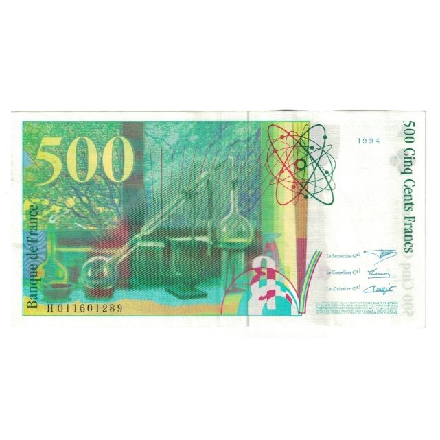 Francia, 500 Francs, Pierre et Marie Curie, 1994, H011601289, EBC+