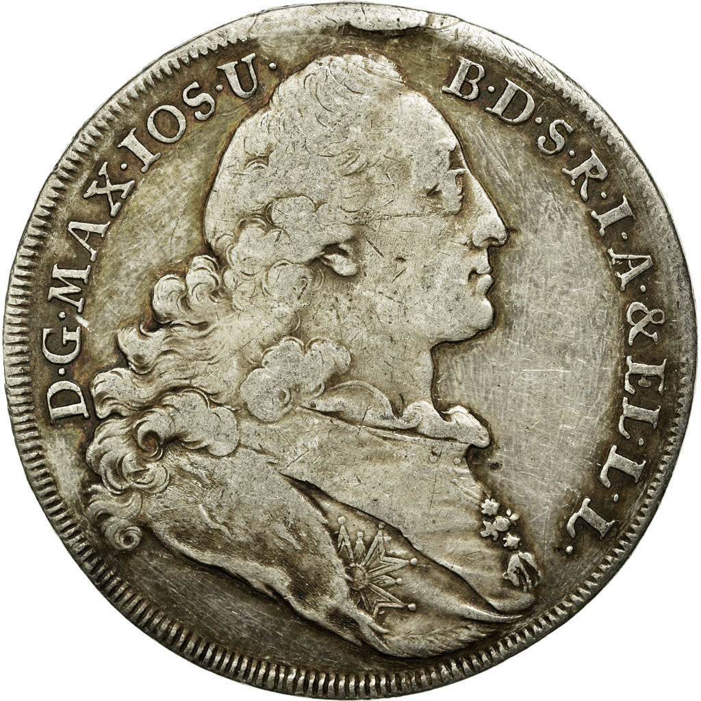 Münze, Deutsch Staaten, BAVARIA, Maximilian III, Josef, Thaler, 1771, Munich