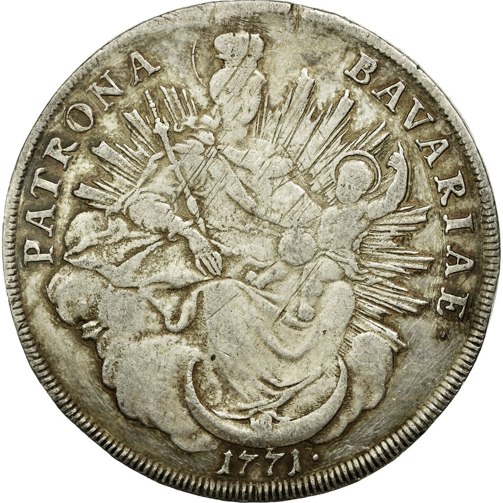 Münze, Deutsch Staaten, BAVARIA, Maximilian III, Josef, Thaler, 1771, Munich