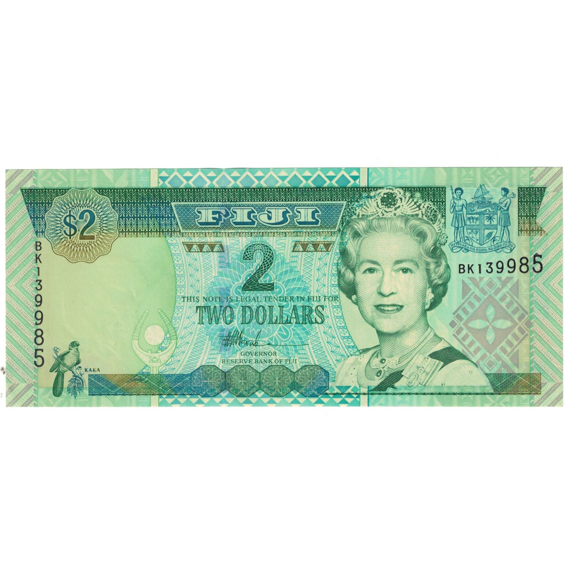 Banconote, Figi, 2 Dollars, KM:96a, FDS