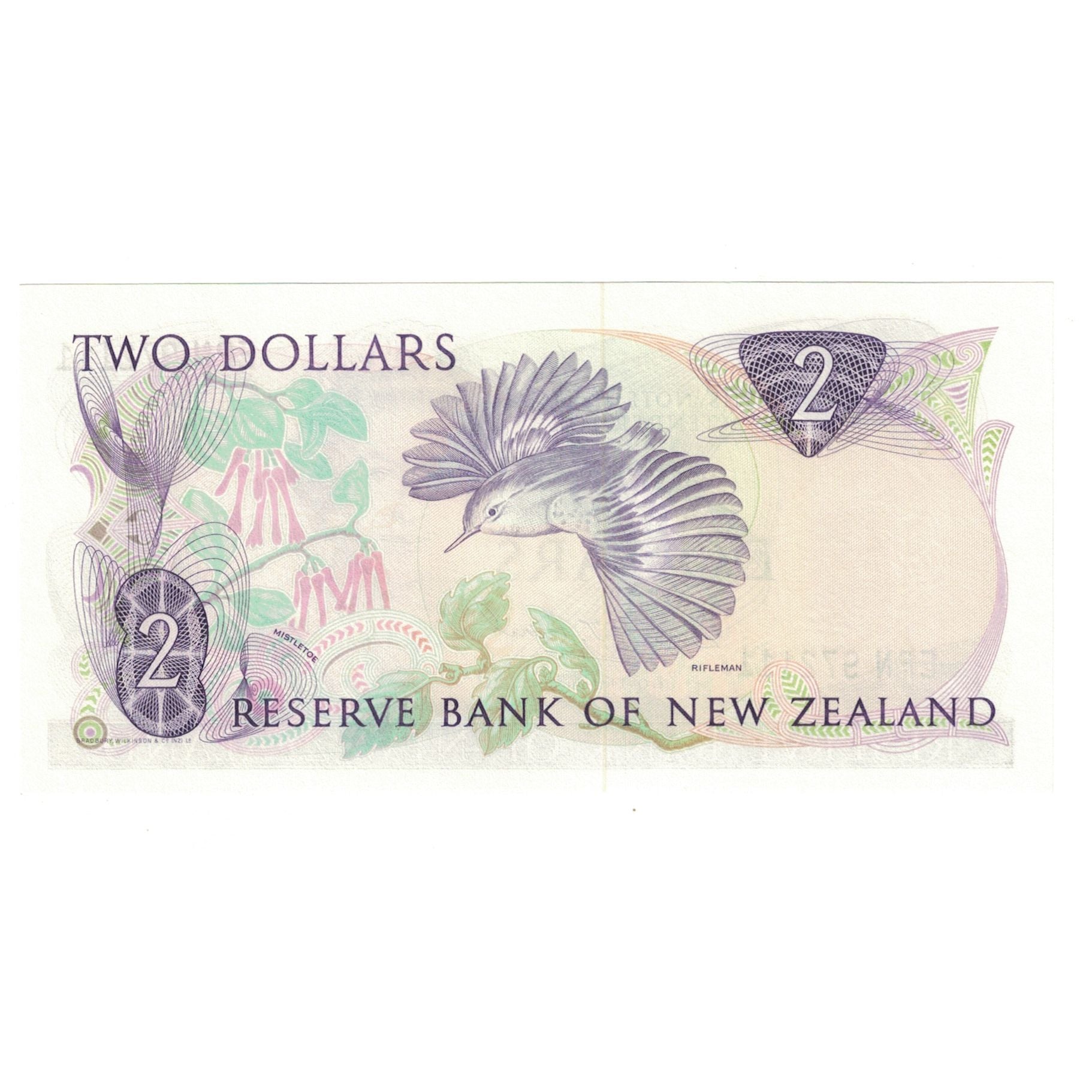 Geldschein, Neuseeland, 2 Dollars, KM:170b, UNZ