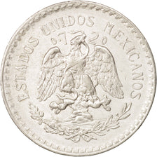 Mexico, Peso, 1922, Mexico City, AU(55-58), Silver, KM:455
