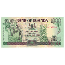 Banknote, Uganda, 1000 Shillings, 1998, KM:43a, UNC(65-70)