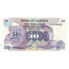Geldschein, Uganda, 10 Shillings, KM:16, UNZ-