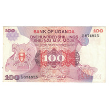Banknot, Uganda, 100 Shillings, KM:19b, EF(40-45)