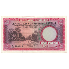 Banknote, Nigeria, 1 Pound, 1958, 1958-09-15, KM:4a, AU(50-53)