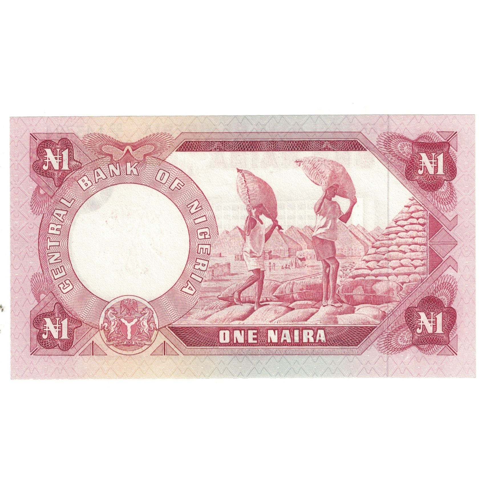 Banknote, Nigeria, 1 Naira, KM:15a, UNC(65-70)