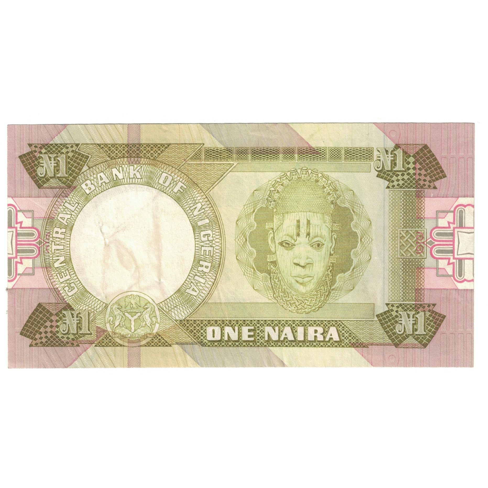 Banknote, Nigeria, 1 Naira, KM:23a, UNC(65-70)