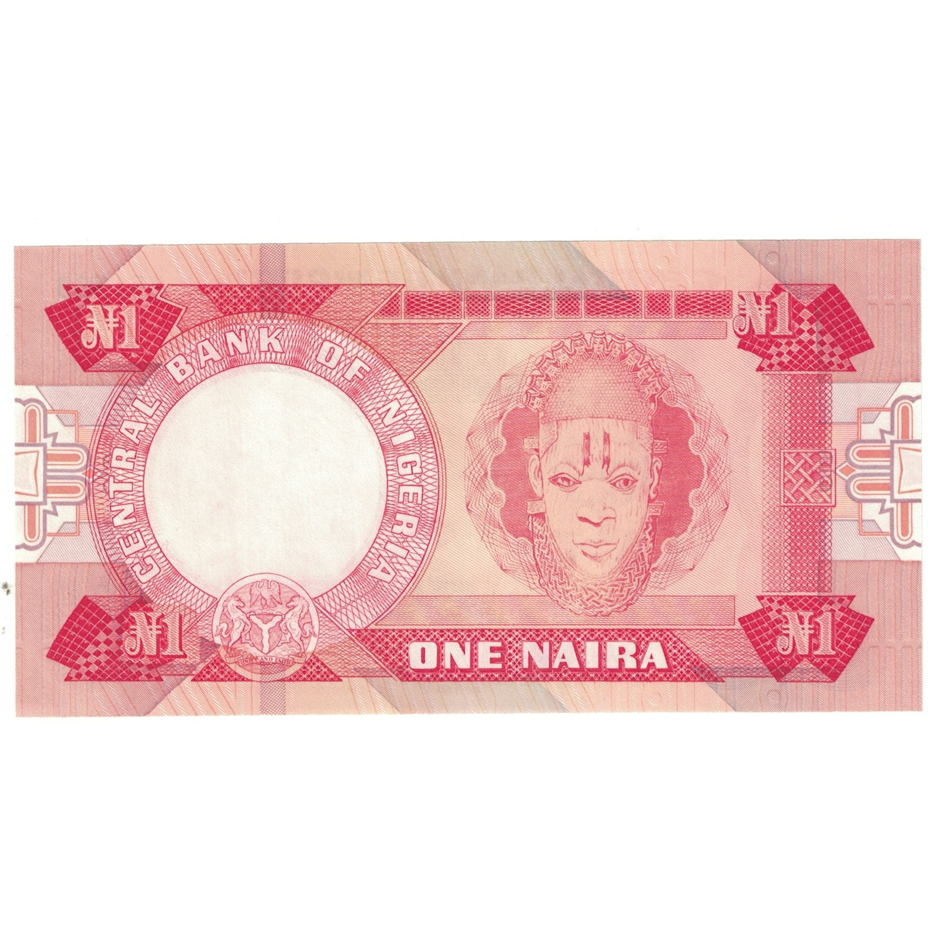 Banknote, Nigeria, 1 Naira, KM:19a, UNC(65-70)