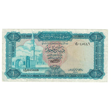 Banconote, Libia, 1 Dinar, KM:35a, BB