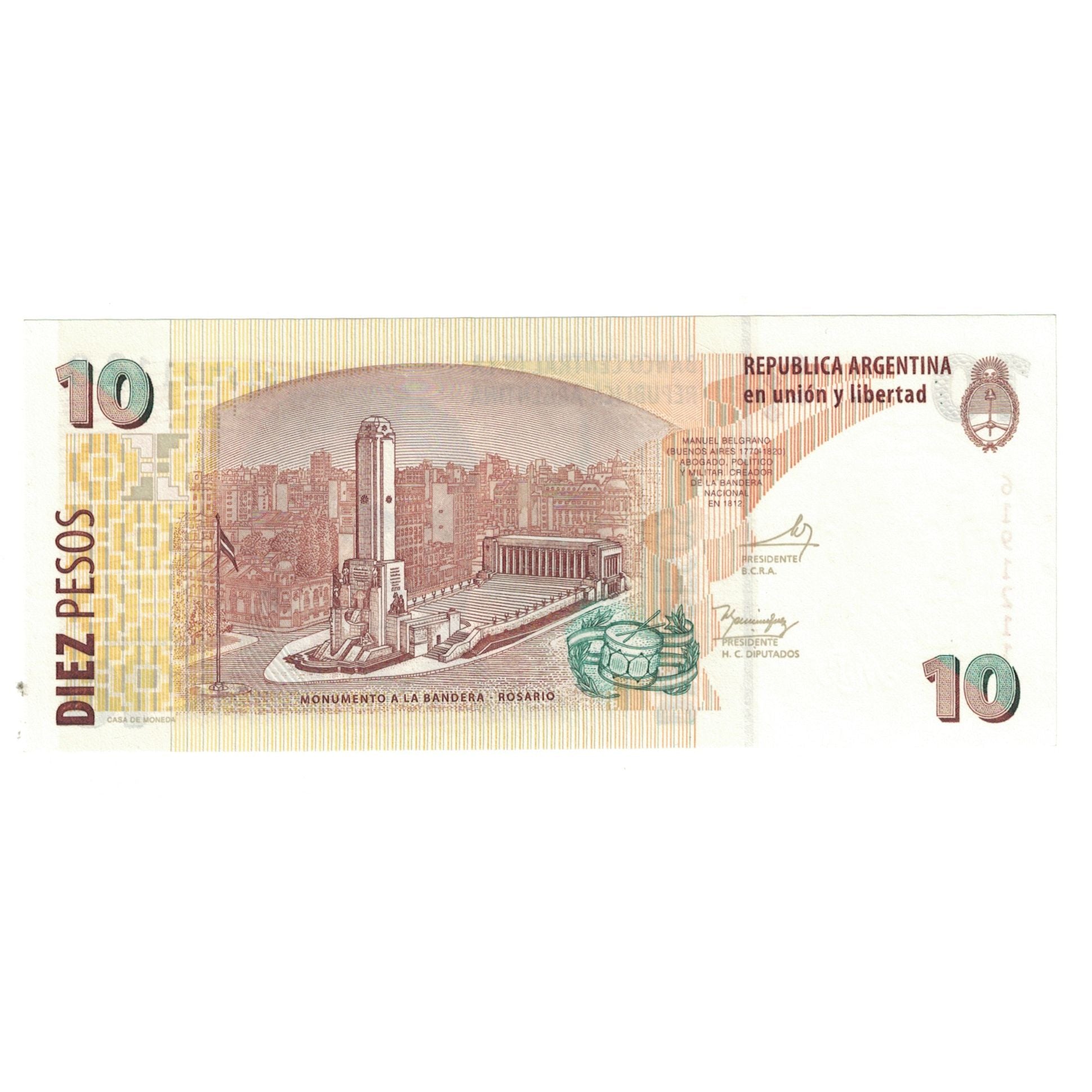 Banknote, Argentina, 10 Pesos, KM:354, UNC(63)