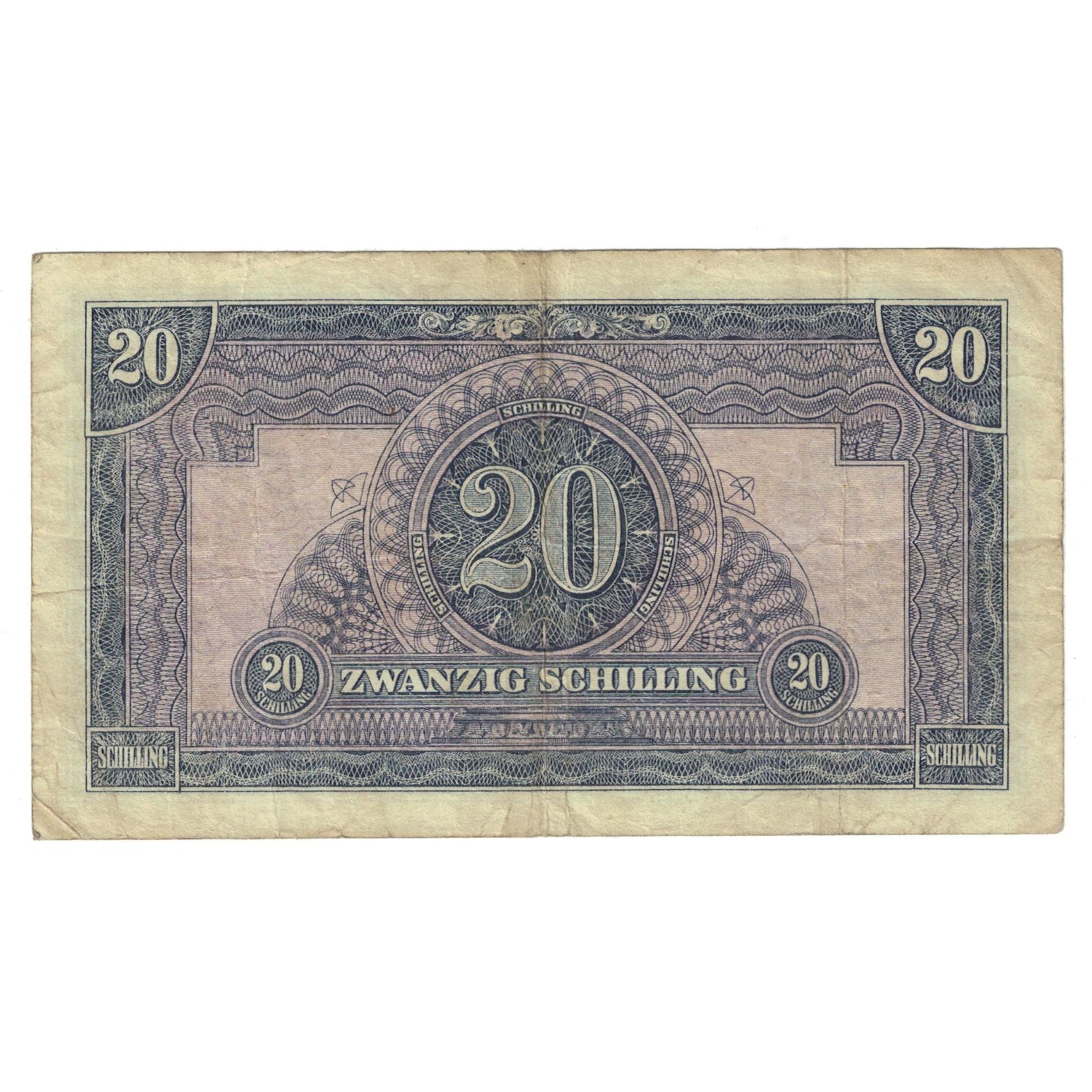 Banknote, Austria, 20 Schilling, 1944, KM:107, VF(20-25)