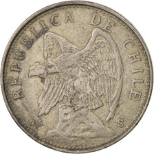 Chile, 2 Pesos, 1927, Santiago, EF(40-45), Silver, KM:172
