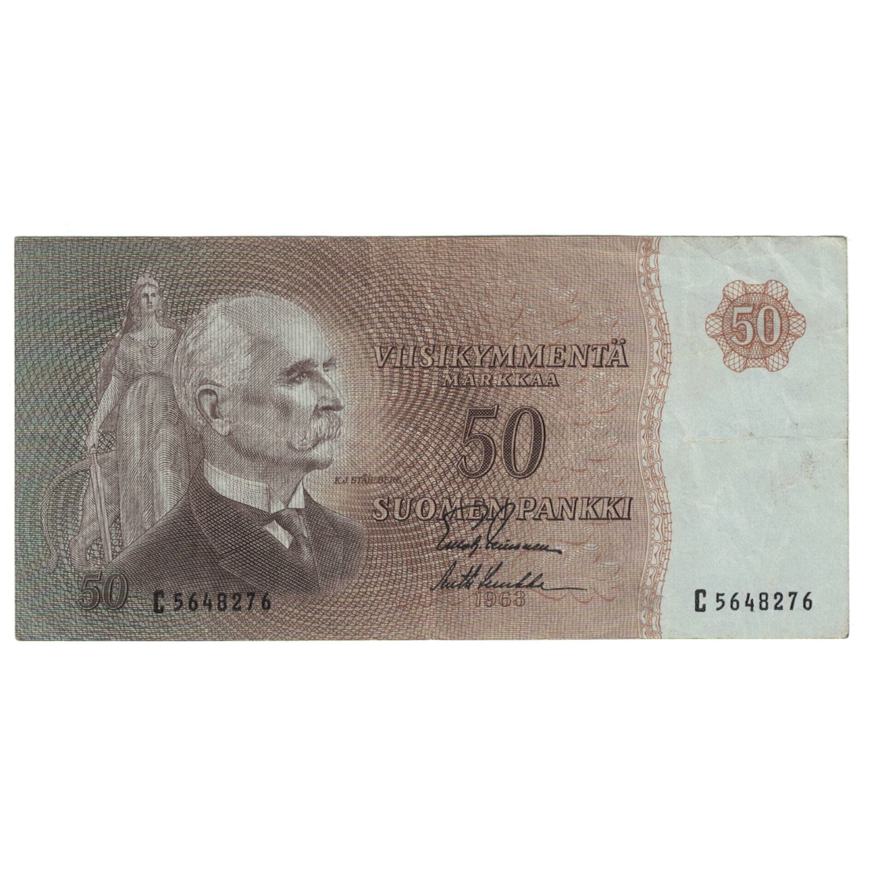Banknote, Finland, 50 Markkaa, 1963, KM:101a, EF(40-45)