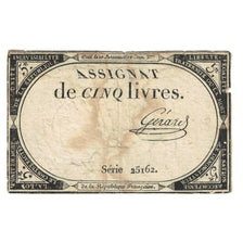 France, 5 Livres, 1793, SERIE 25162, F(12-15), KM:A76, Lafaurie:171