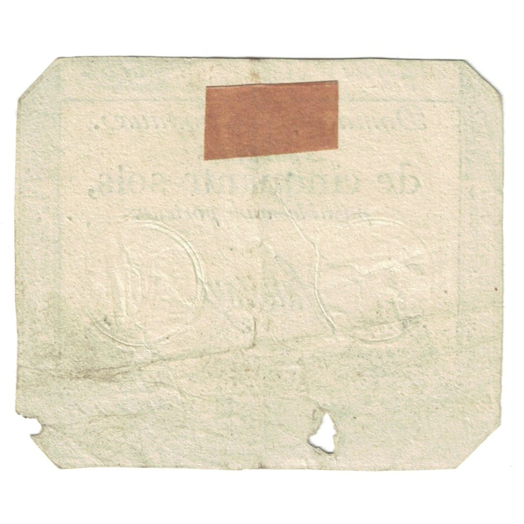 Frankreich, 50 Sols, 1793, SERIE 1909, S, KM:A70a