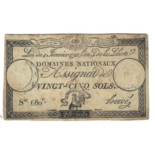 France, 25 Sols, SERIE 680, F(12-15), KM:A55