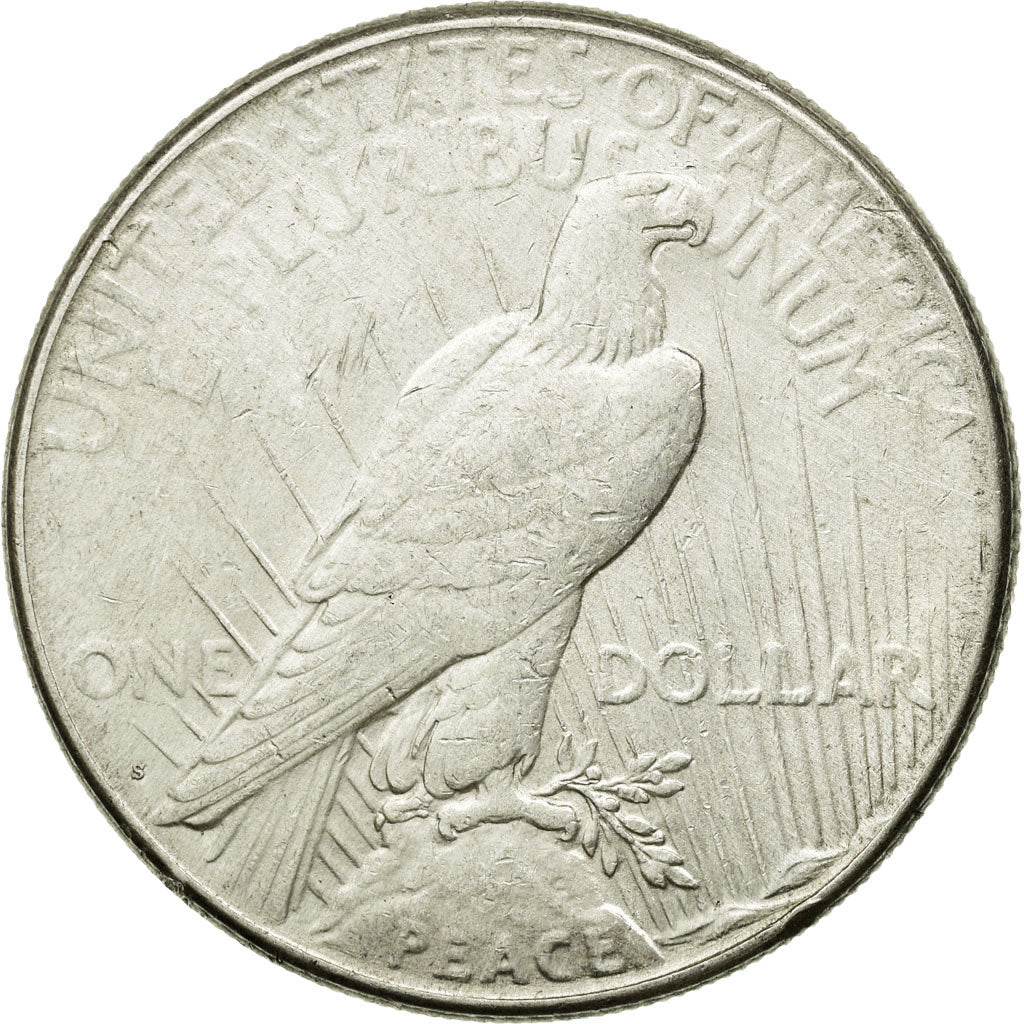 Coin, United States, Peace Dollar, Dollar, 1923, U.S. Mint, San Francisco