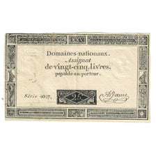Francia, 25 Livres, 1793, SERIE 4027, BB, KM:A71