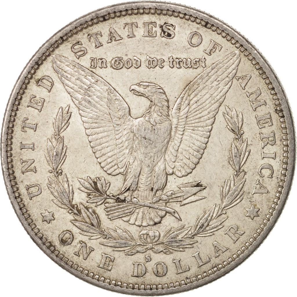 Stati Uniti, Morgan Dollar, Dollar, 1879, U.S. Mint, San Francisco, BB+, Arge...