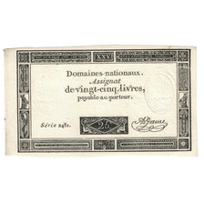 Frankrijk, 25 Livres, 1793, 2841, SUP, KM:A71