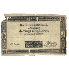 Francia, 25 Livres, 1793, SERIE 462, B, KM:A71