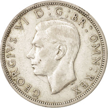 Coin, Great Britain, George VI, 1/2 Crown, 1937, EF(40-45), Silver, KM:856