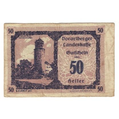 Banknote, Austria, 50 Heller, 1919, 1919-06-24, KM:66, EF(40-45)