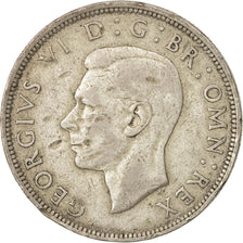 Großbritannien, George VI, 1/2 Crown, 1942, VF(30-35), Silver, KM:856
