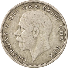 Great Britain, George V, 1/2 Crown, 1929, VF(30-35), Silver, KM:835