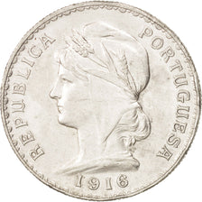 Portogallo, Escudo, 1916, BB, Argento, KM:564