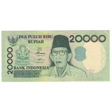 Banknote, Indonesia, 20,000 Rupiah, 1998, KM:138a, EF(40-45)