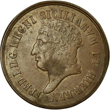 Munten, Italiaanse staten, NAPLES, Ferdinando I, 8 Tornesi, 1818, ZF, Koper