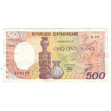 Banknote, Central African Republic, 500 Francs, 1989, 1989-01-01, KM:14d
