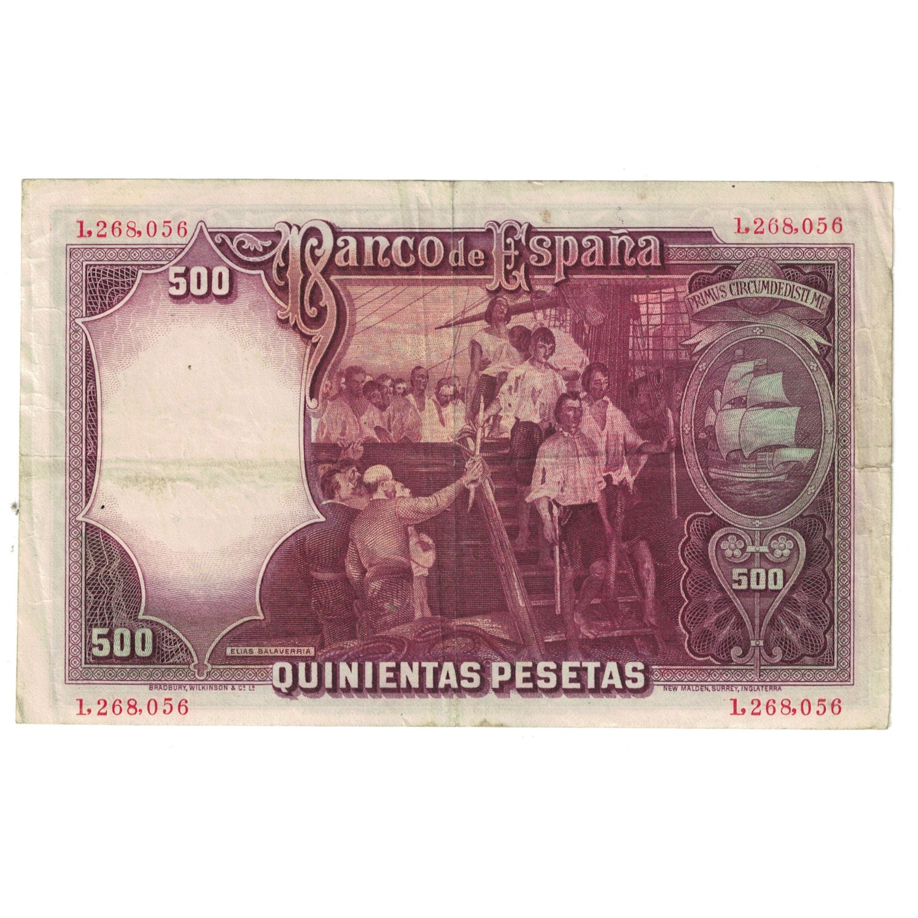 Banknote, Spain, 500 Pesetas, 1931, 1931-04-25, KM:84, VF(30-35)