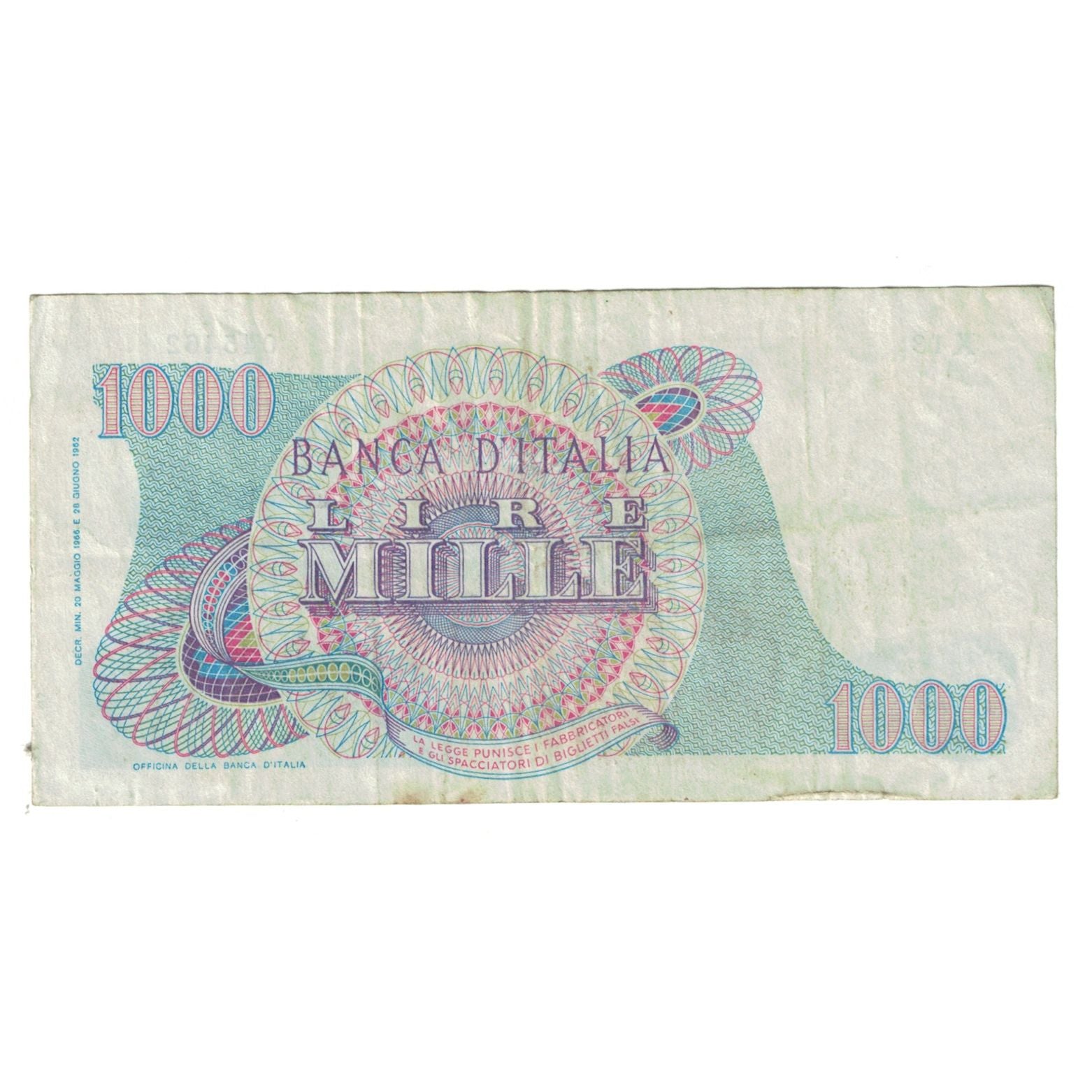 Banknote, Italy, 1000 Lire, 1966, 1966-05-20, KM:96b, VF(30-35)