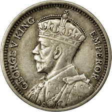 Monnaie, Nouvelle-Zélande, George V, 3 Pence, 1933, TTB+, Argent, KM:1
