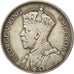 Moneta, Nuova Zelanda, George V, 1/2 Crown, 1933, BB, Argento, KM:5