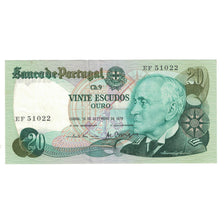 Banknote, Portugal, 20 Escudos, 1978, 1978-09-13, KM:176a, UNC(65-70)