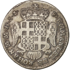 Moneta, MALTA, ORDINE DI, Emmanuel de Rohan, Vi (6) Tari, 1780, BB, Argento