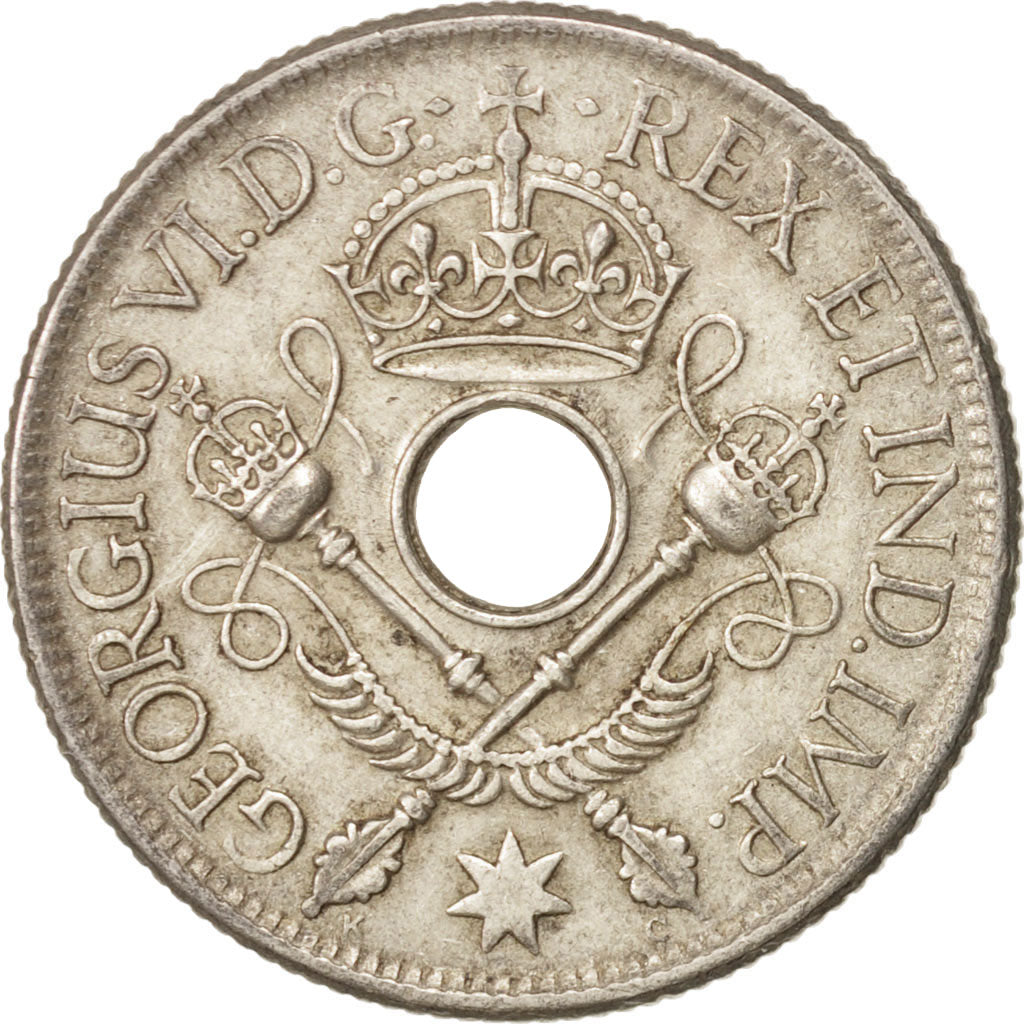 NUOVA GUINEA, Shilling, 1938, SPL-, Argento, KM:8
