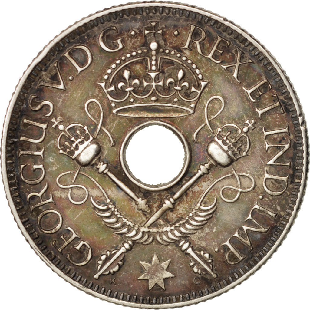 NUOVA GUINEA, Shilling, 1935, SPL-, Argento, KM:5