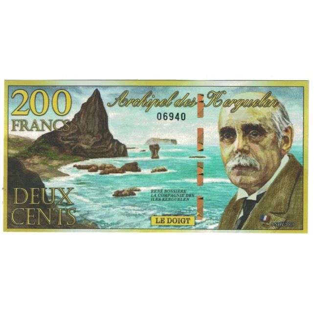 France, 200 Francs, 2010, A.49, FANTASY BANKNOTE KERGUELEN CHARCOT, UNC(65-70)