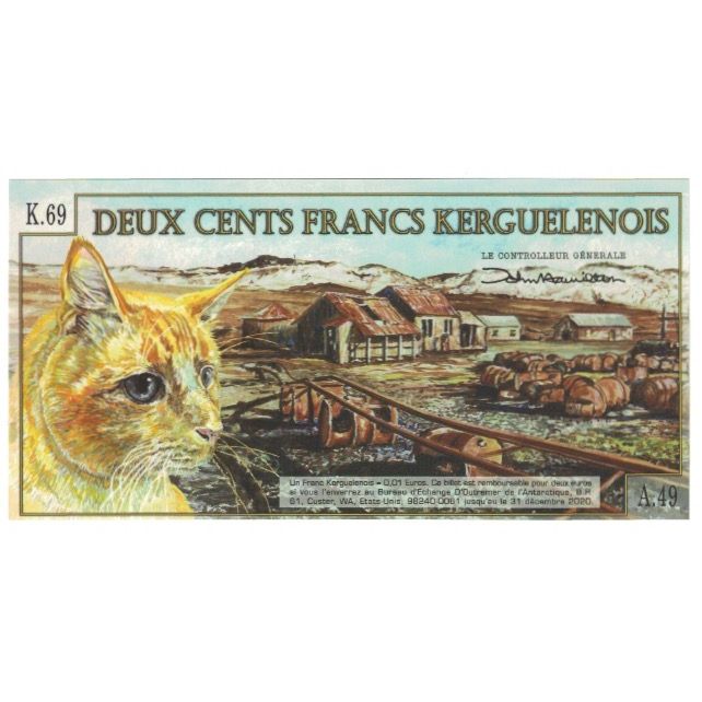 France, 200 Francs, 2010, A.49, FANTASY BANKNOTE KERGUELEN CHARCOT, UNC(65-70)