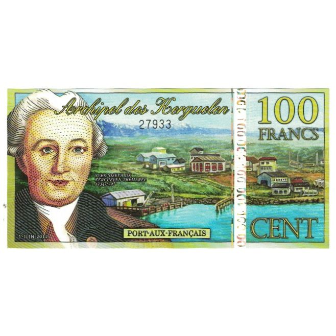 France, 100 Francs, 2012, A.49, FANTASY BANKNOTE KERGUELEN CHARCOT, UNC(65-70)