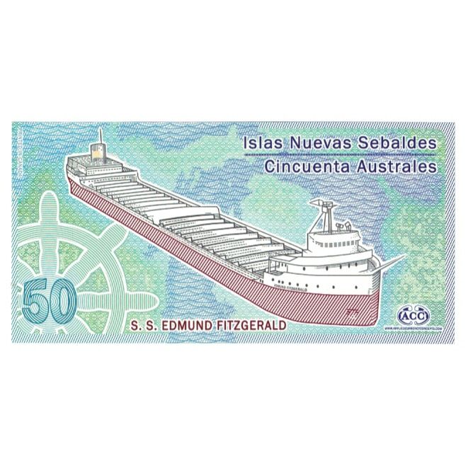 Banknote, Argentina, 50 Australes, 2012, FANTASY BANKNOTE, UNC(65-70)