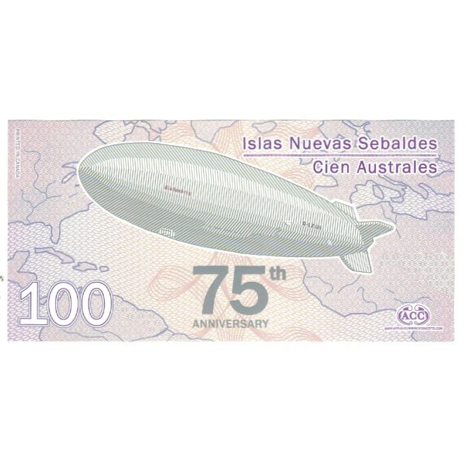 Banknote, Argentina, 100 Australes, 2012, FANTASY BANKNOTE, UNC(65-70)